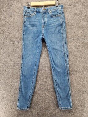 Crescent Drive Jeans Womens 29 Skinny Leg Blue Denim